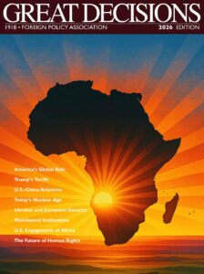 Cover of Foreign Policy Association's Great Decisions Briefing Book 2026